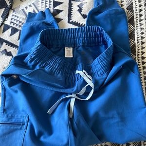 Figs Scrub Jogger Winning Blue pants